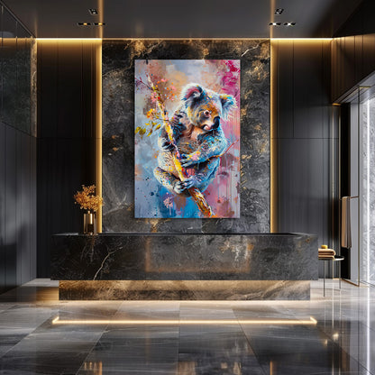 TABLEAU KOALA COLORÉ