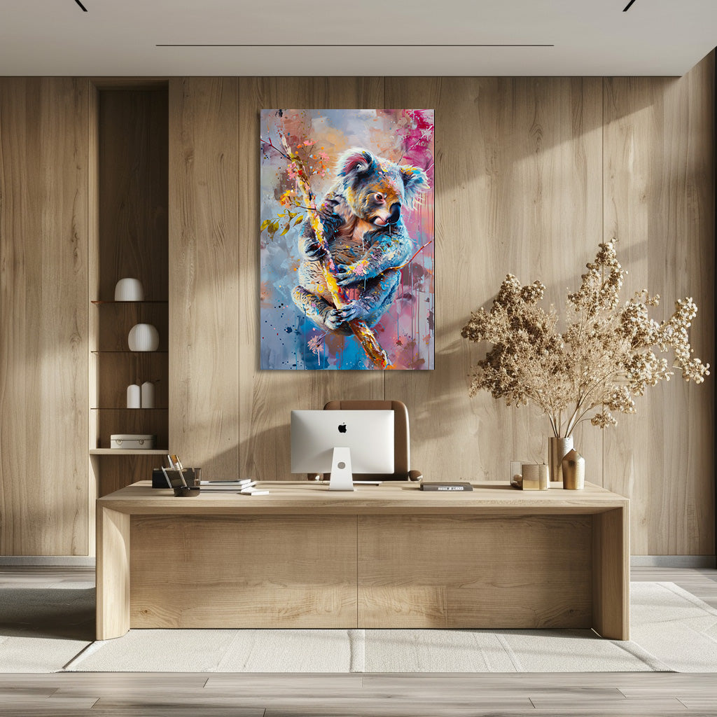 TABLEAU KOALA COLORÉ