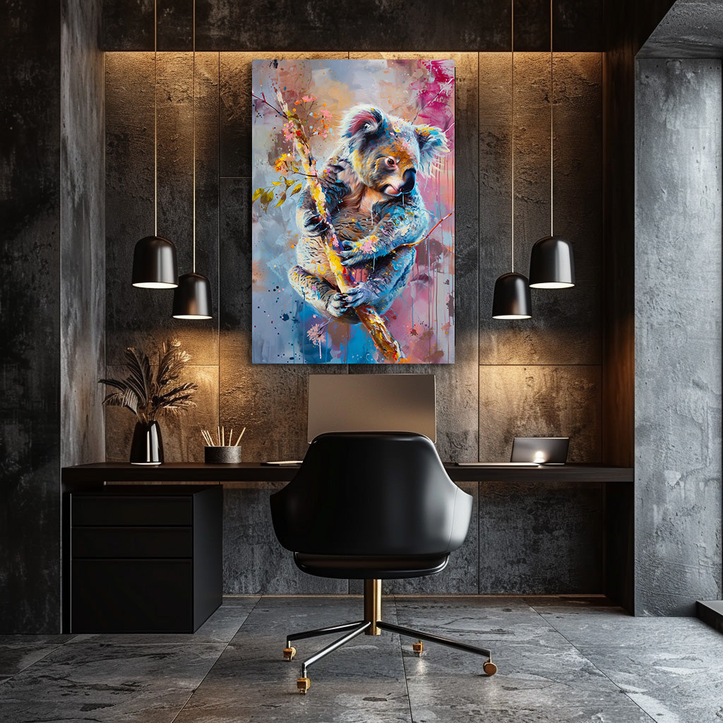 TABLEAU KOALA COLORÉ