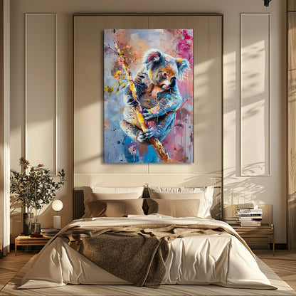 TABLEAU KOALA COLORÉ