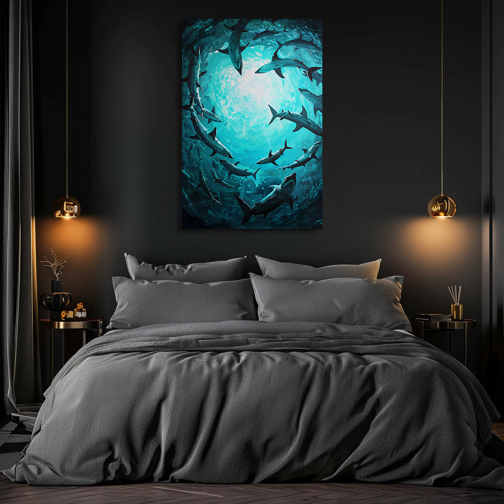 TABLEAU REQUIN OCÉAN