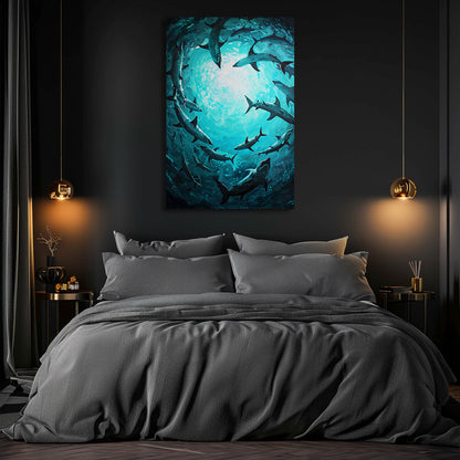 TABLEAU REQUIN OCÉAN