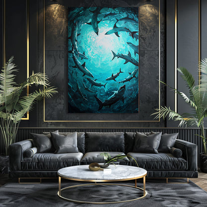 TABLEAU REQUIN OCÉAN