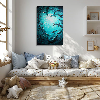 TABLEAU REQUIN OCÉAN