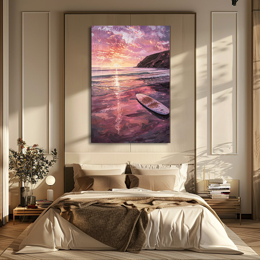 TABLEAU SURF SUNSET