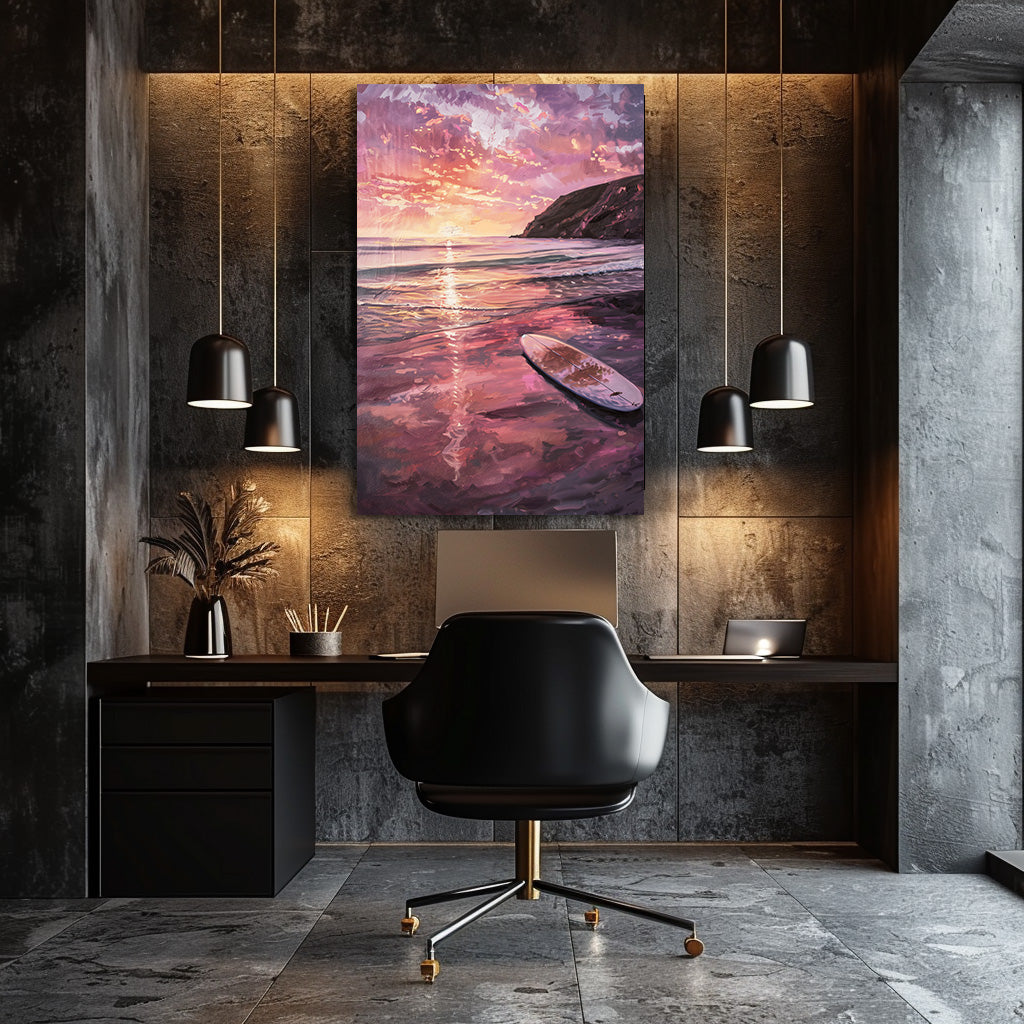 TABLEAU SURF SUNSET