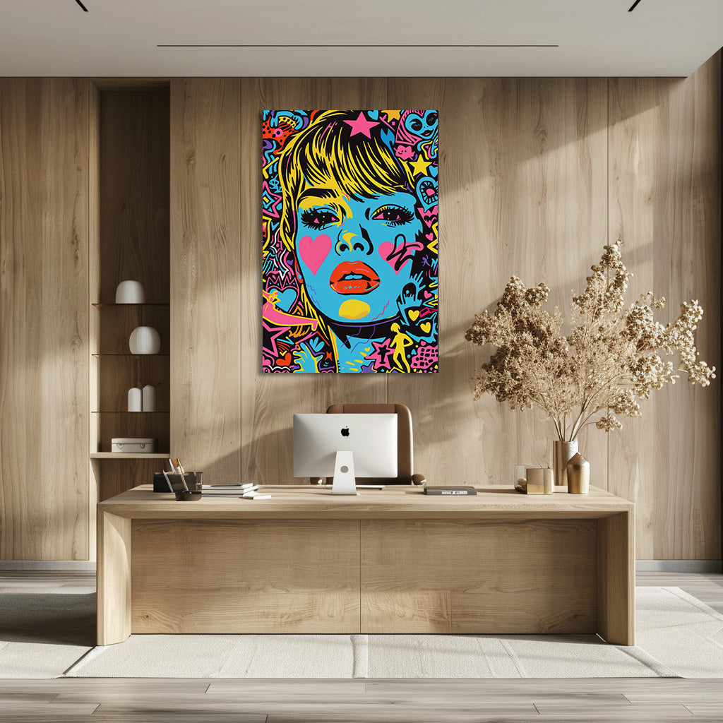 TABLEAU POP ART FEMME
