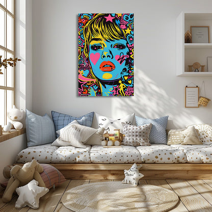 TABLEAU POP ART FEMME