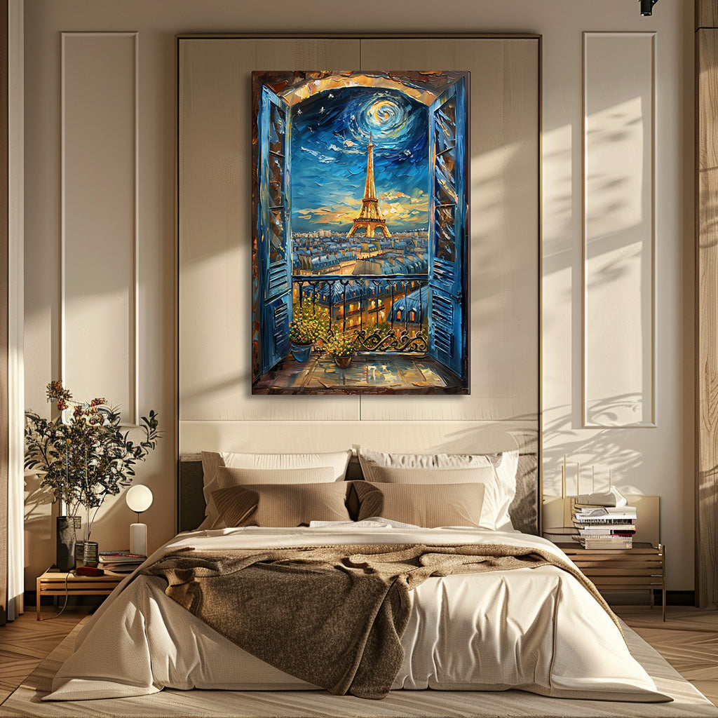 TABLEAU TOUR EIFFEL NUIT