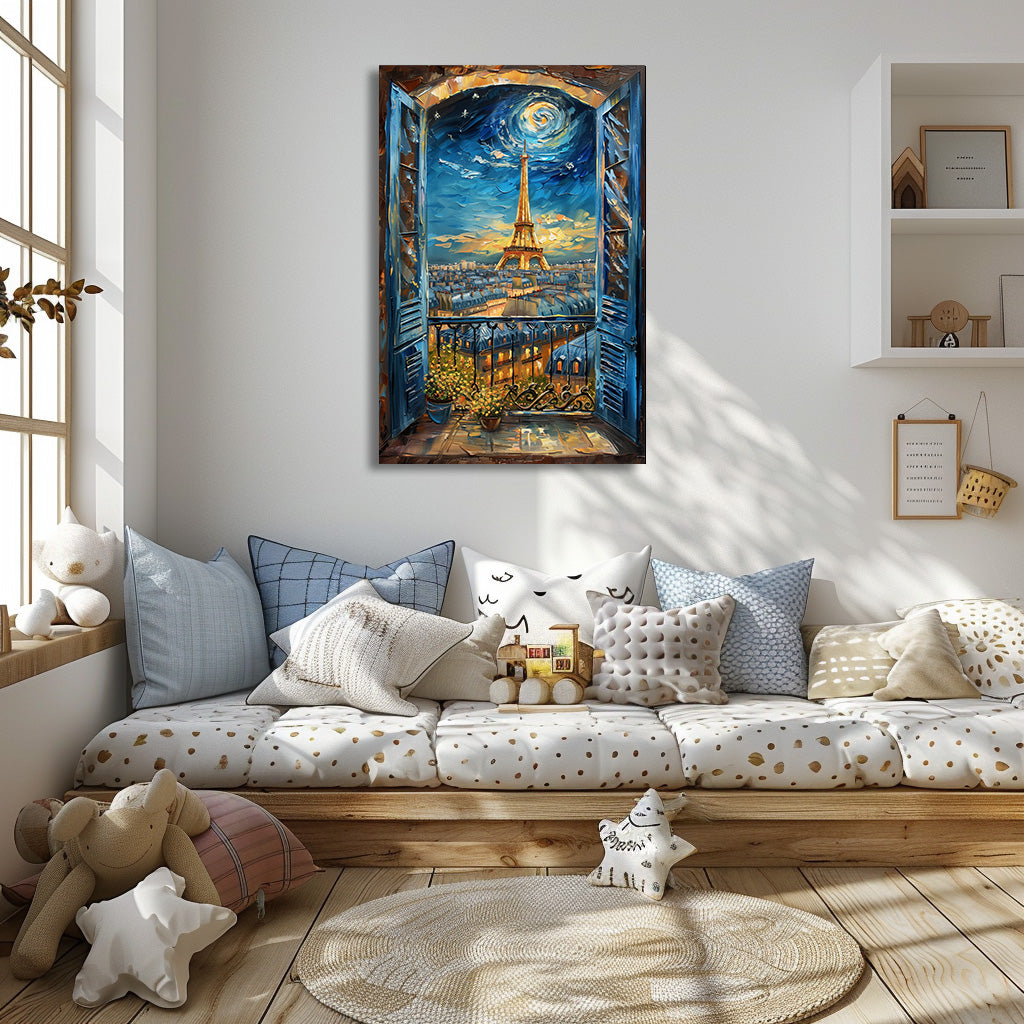 TABLEAU TOUR EIFFEL NUIT