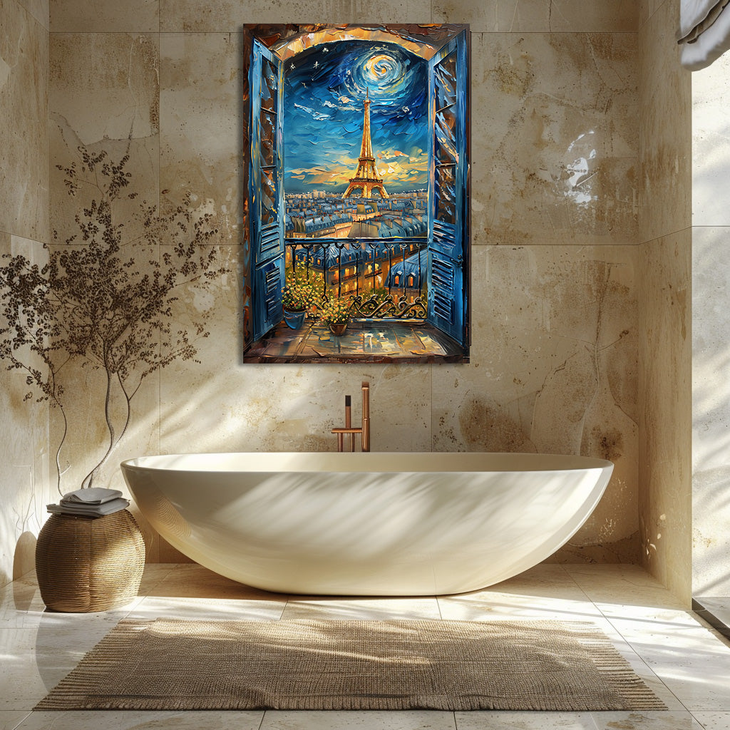 TABLEAU TOUR EIFFEL NUIT