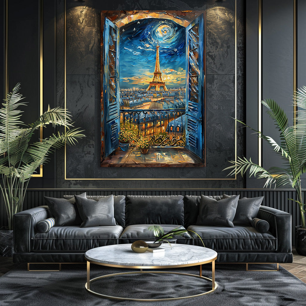 TABLEAU TOUR EIFFEL NUIT