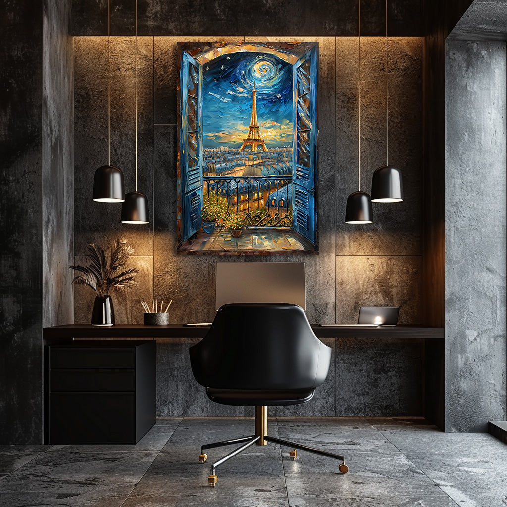 TABLEAU TOUR EIFFEL NUIT