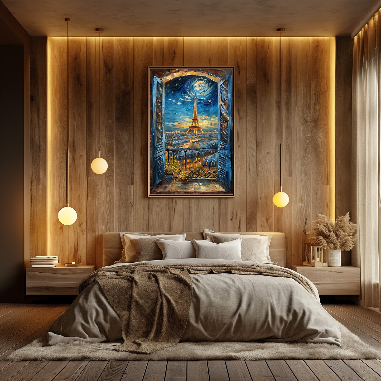 TABLEAU TOUR EIFFEL NUIT