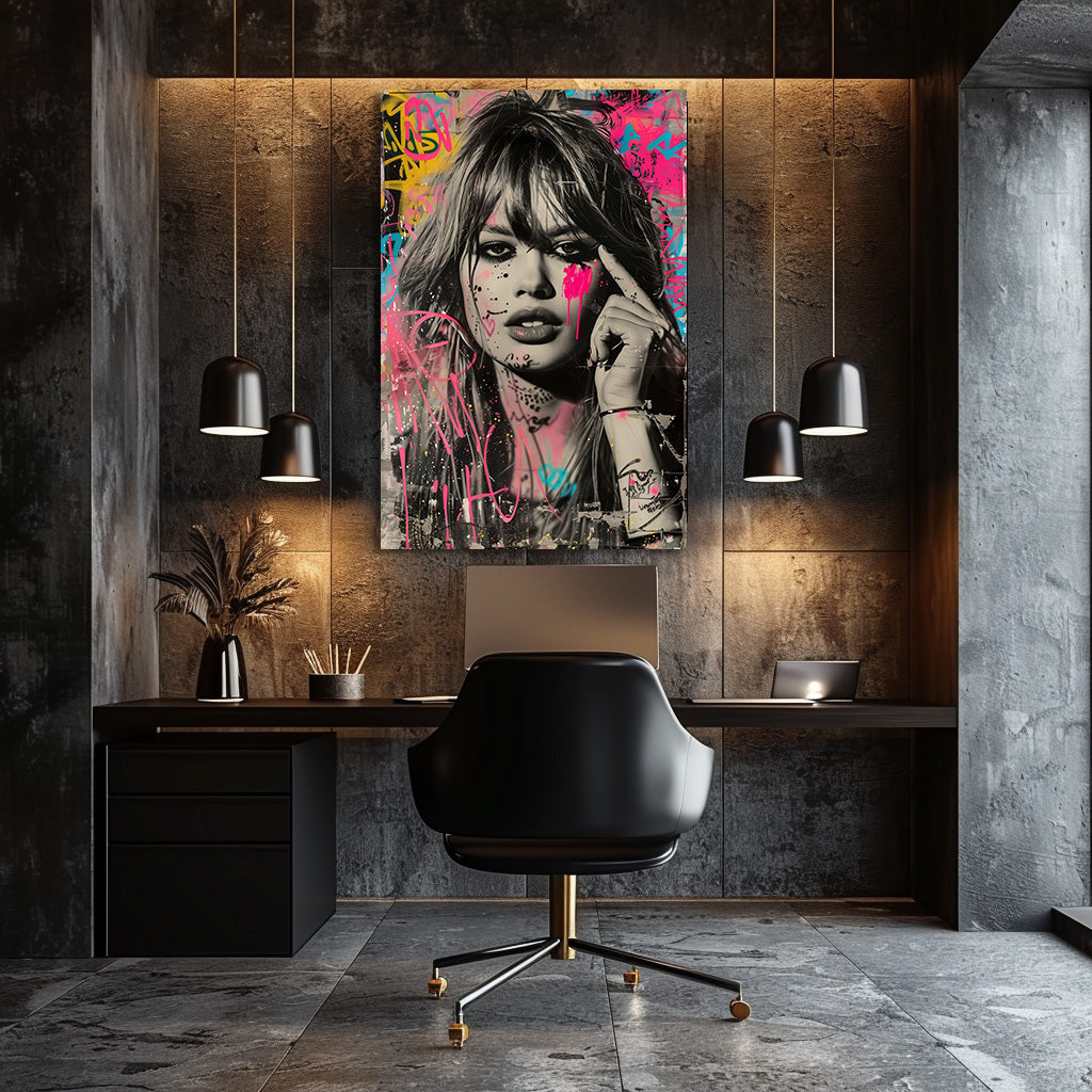 TABLEAU GRAFFITI FEMME