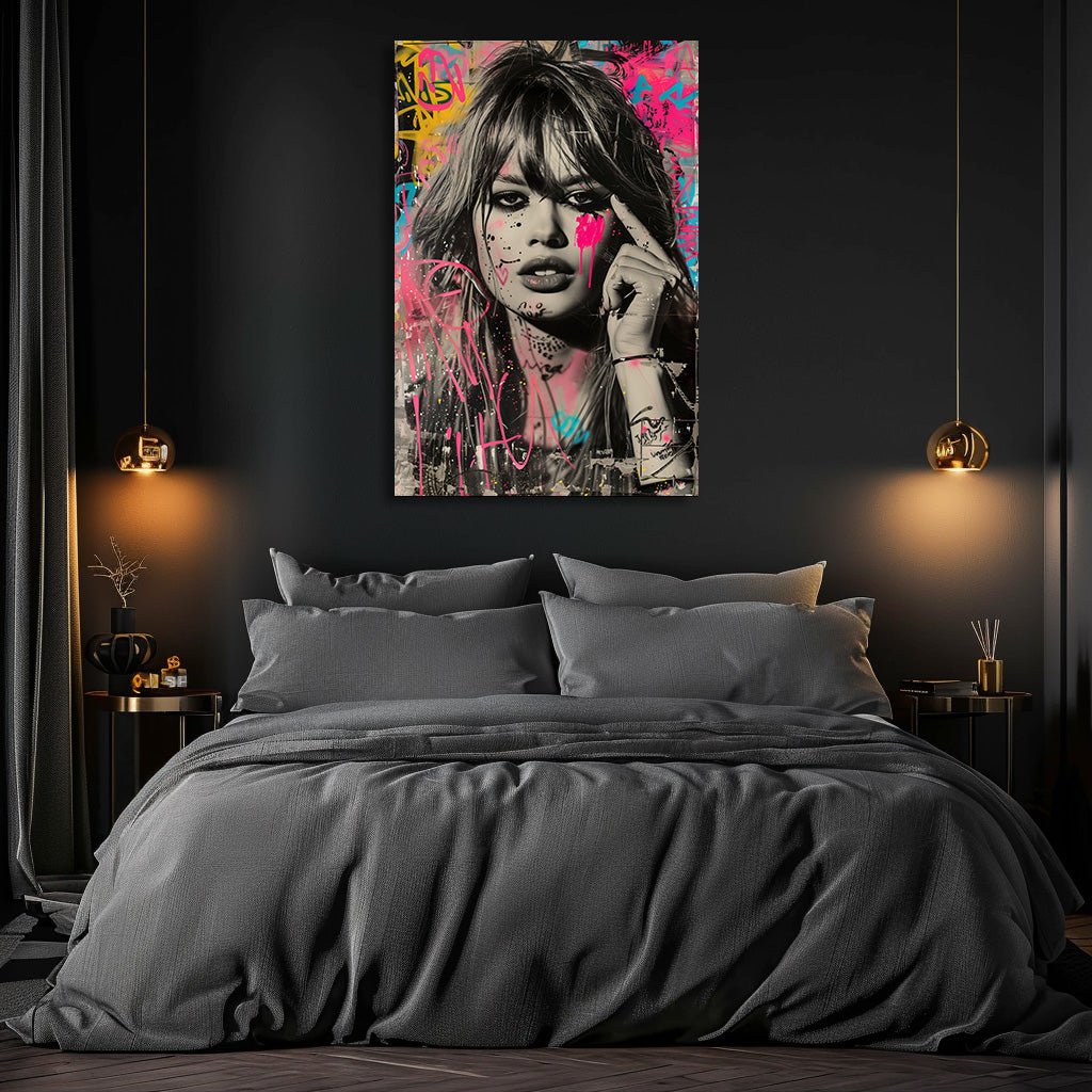 TABLEAU GRAFFITI FEMME