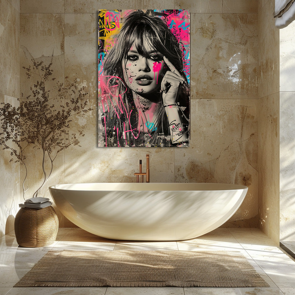 TABLEAU GRAFFITI FEMME