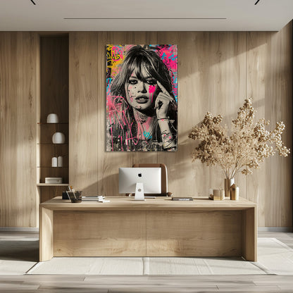 TABLEAU GRAFFITI FEMME