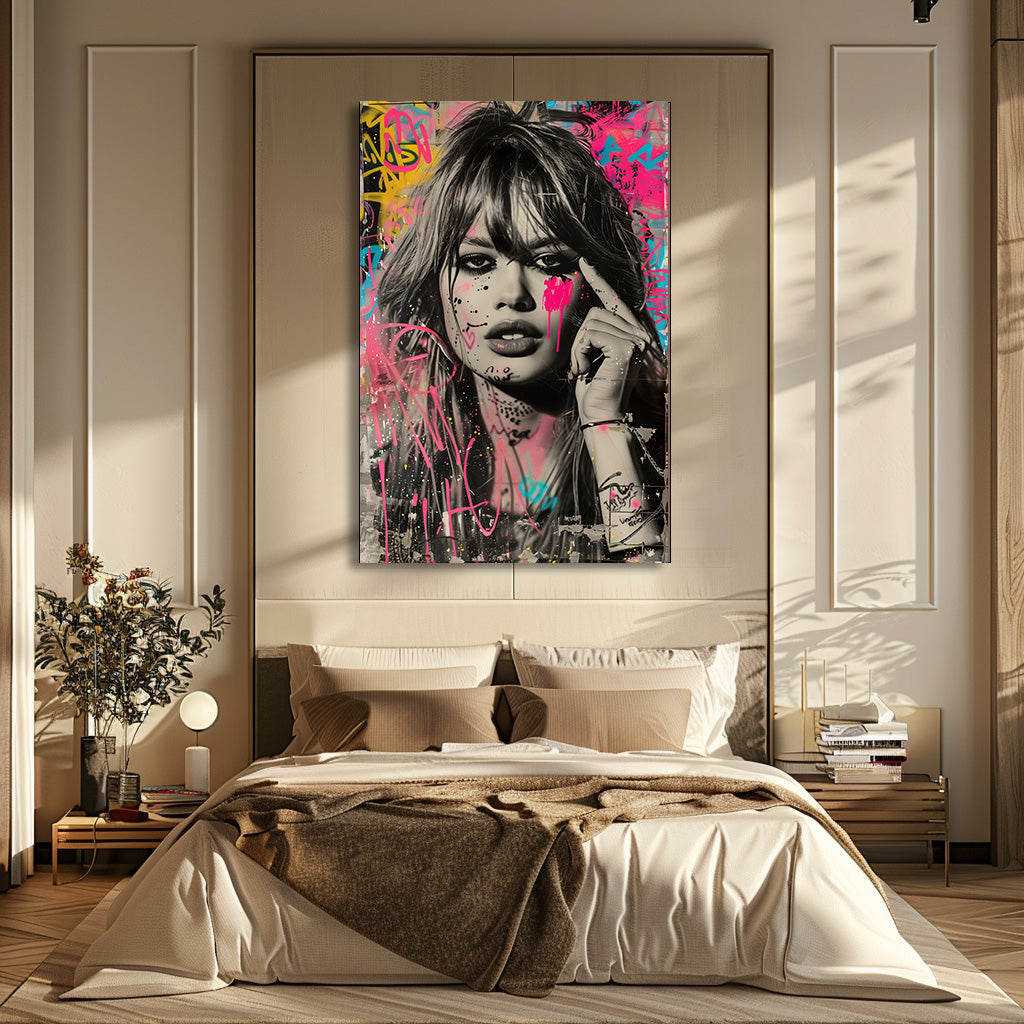 TABLEAU GRAFFITI FEMME