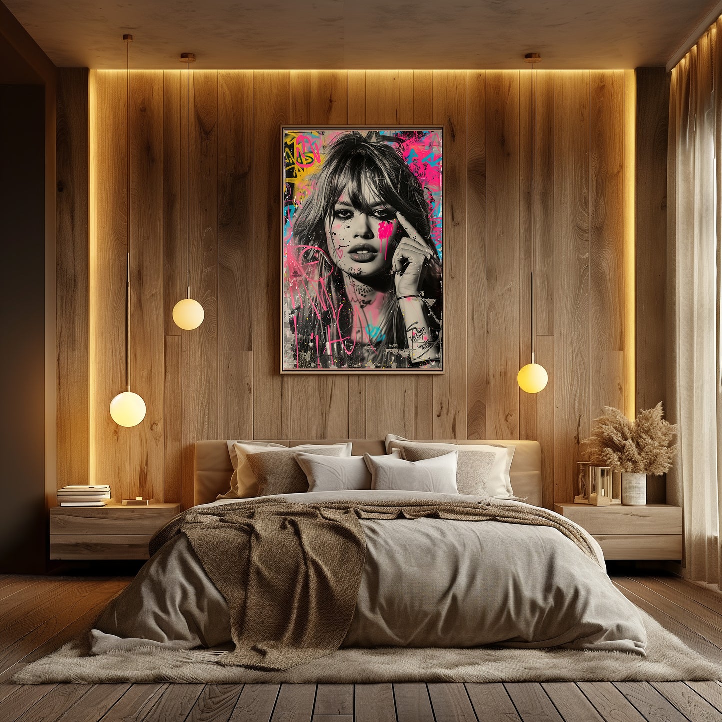 TABLEAU GRAFFITI FEMME