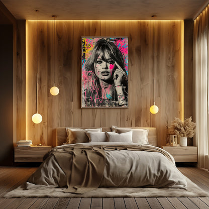 TABLEAU GRAFFITI FEMME