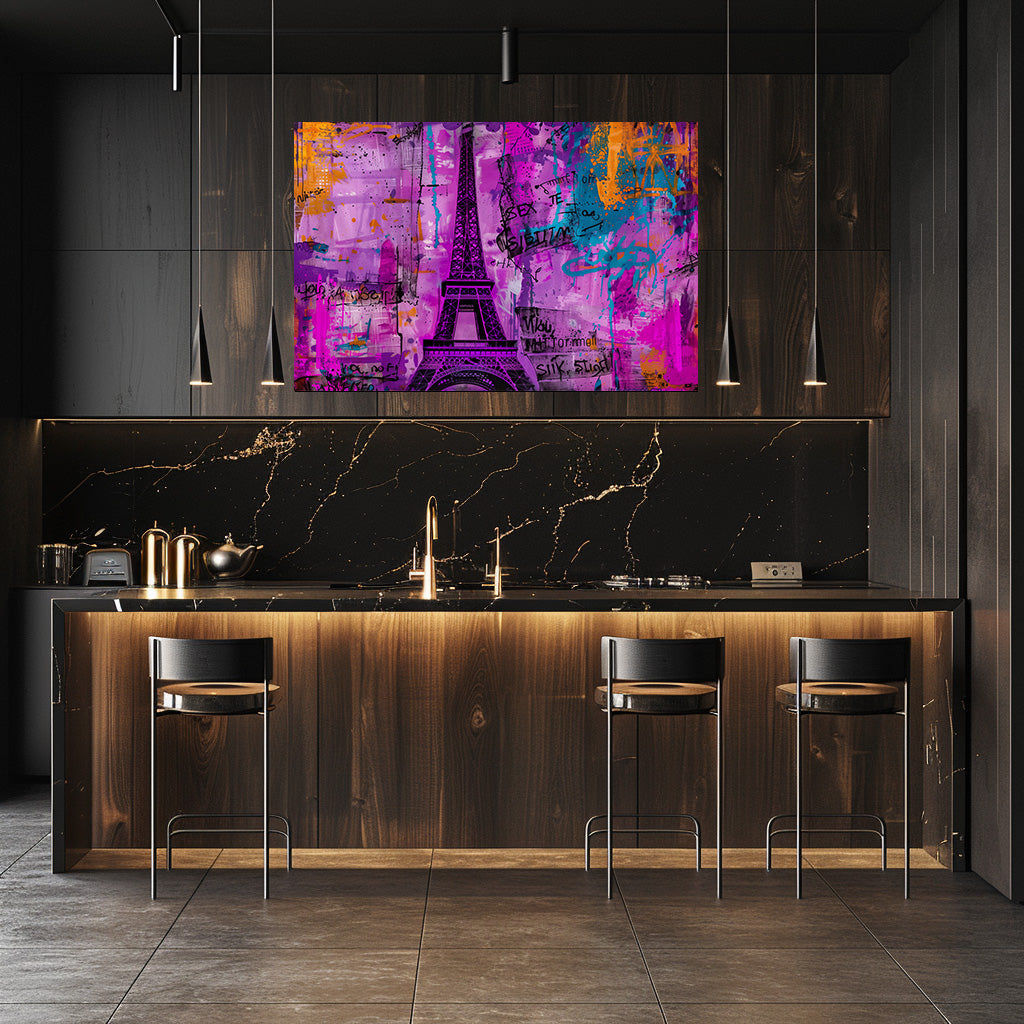 TABLEAU TOUR EIFFEL VIOLET