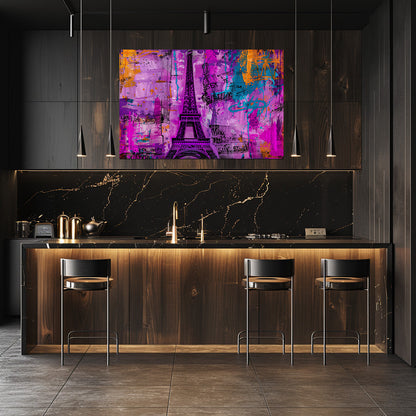 TABLEAU TOUR EIFFEL VIOLET