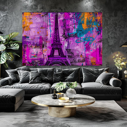 TABLEAU TOUR EIFFEL VIOLET