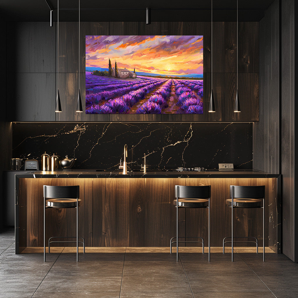 TABLEAU CHAMPS DE LAVANDE