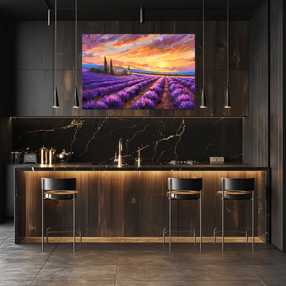 TABLEAU CHAMPS DE LAVANDE