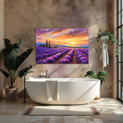 TABLEAU CHAMPS DE LAVANDE