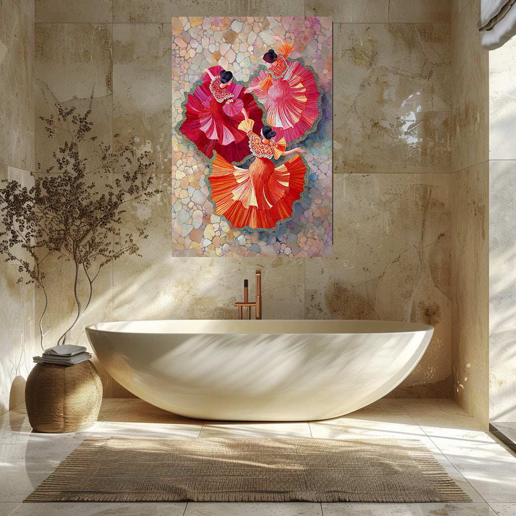 TABLEAU DANSEUSES ESPAGNOLES