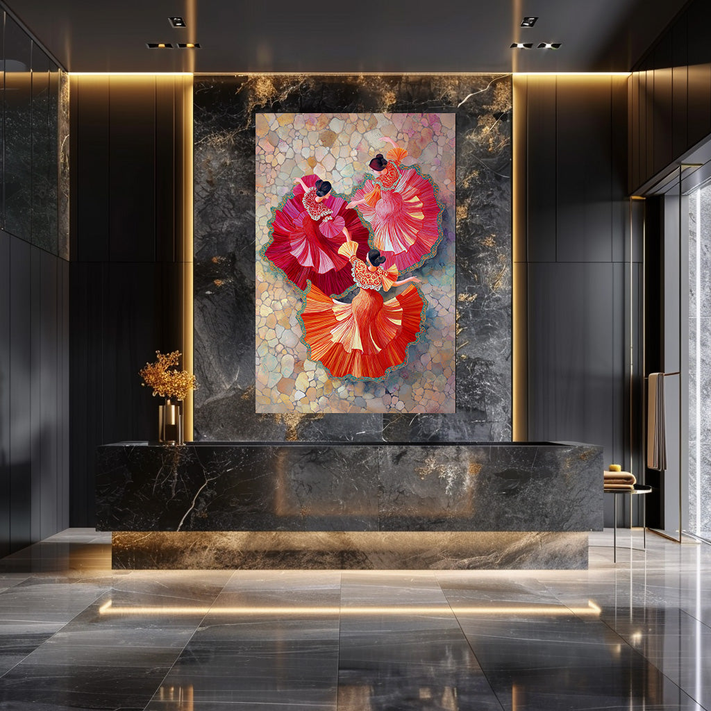 TABLEAU DANSEUSES ESPAGNOLES