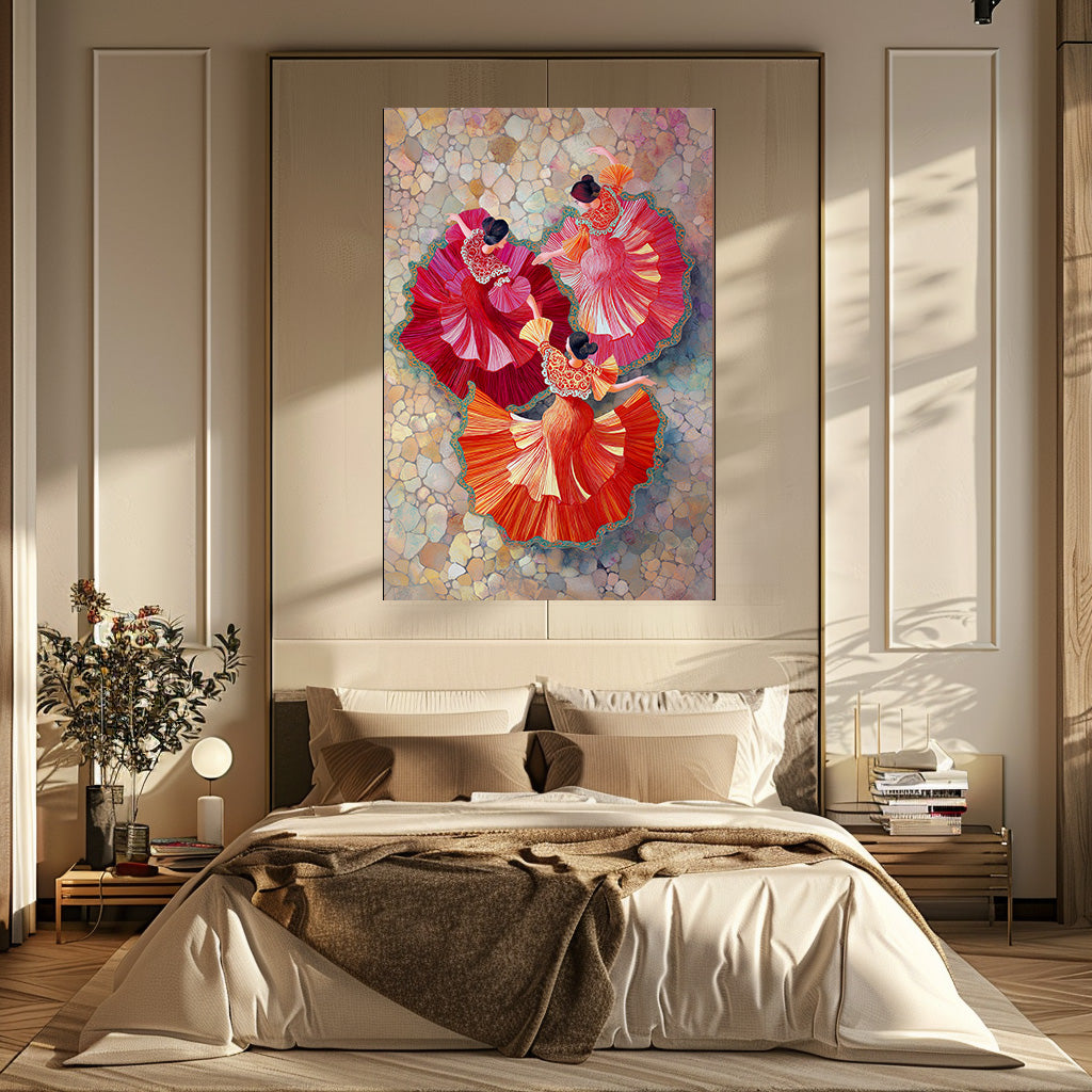 TABLEAU DANSEUSES ESPAGNOLES