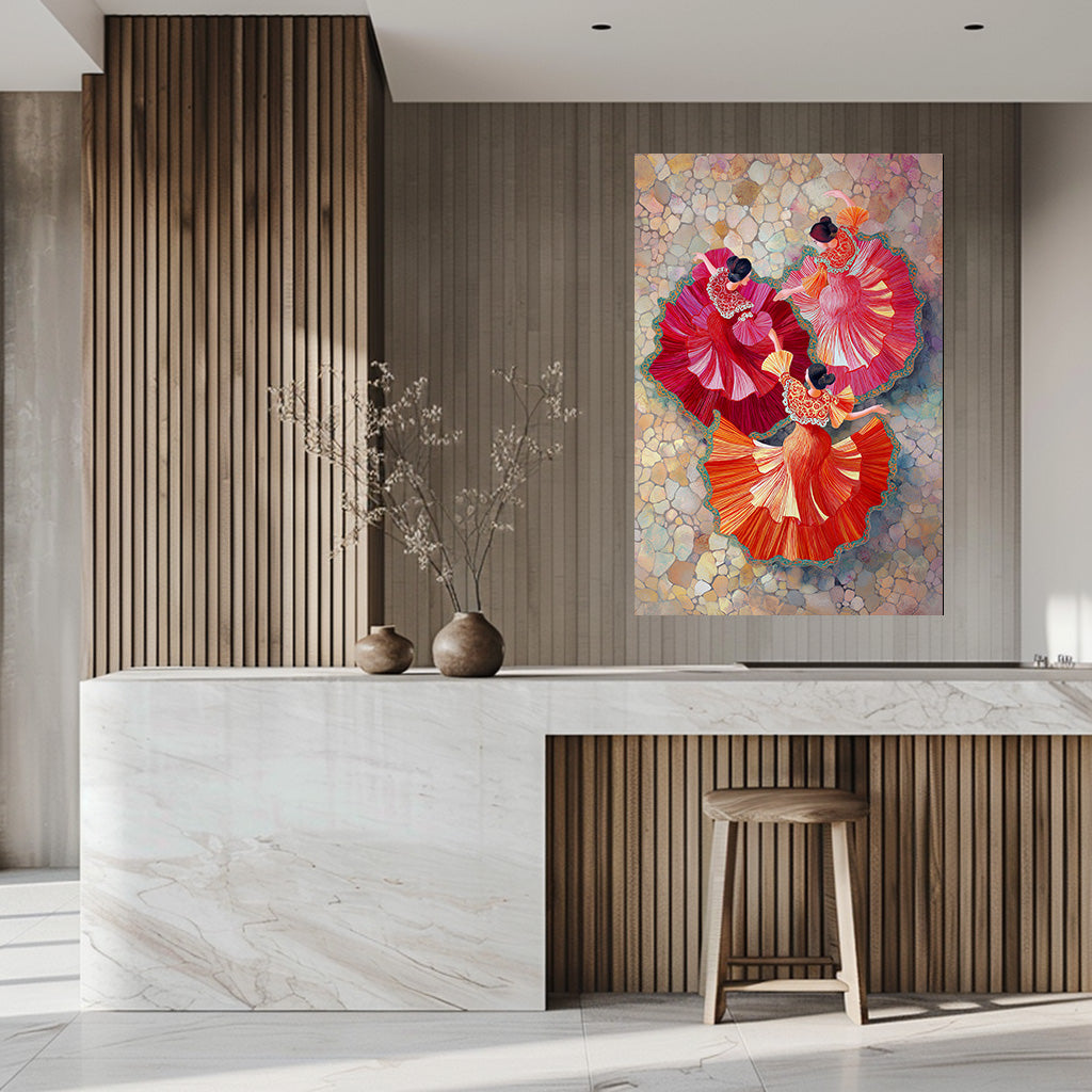 TABLEAU DANSEUSES ESPAGNOLES