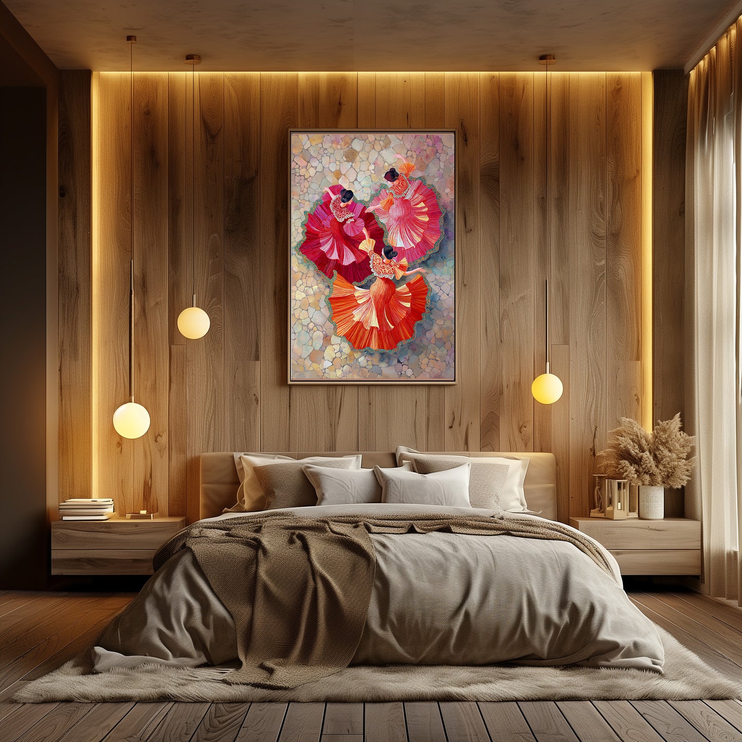 TABLEAU DANSEUSES ESPAGNOLES