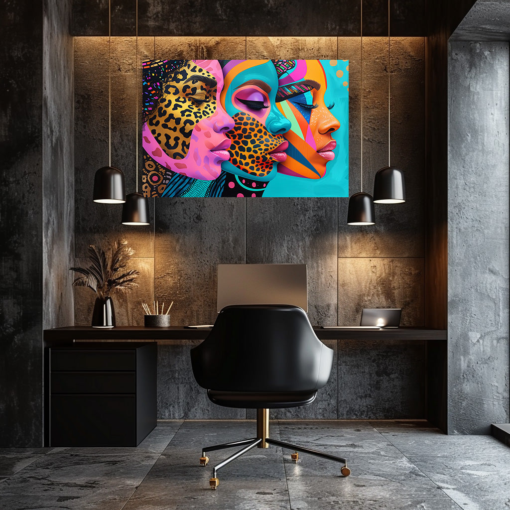 TABLEAU VISAGES FEMMES