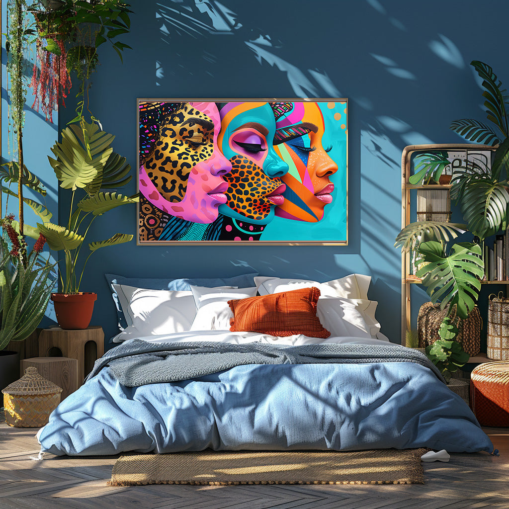 TABLEAU VISAGES FEMMES