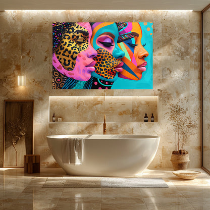 TABLEAU VISAGES FEMMES