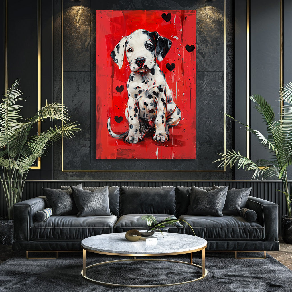 TABLEAU BÉBÉ DALMATIEN
