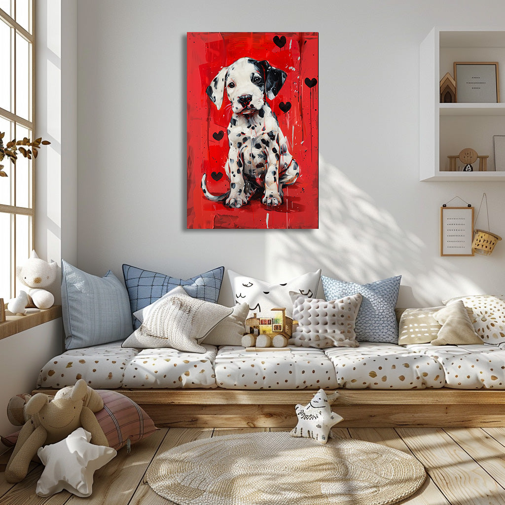 TABLEAU BÉBÉ DALMATIEN