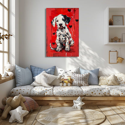 TABLEAU BÉBÉ DALMATIEN