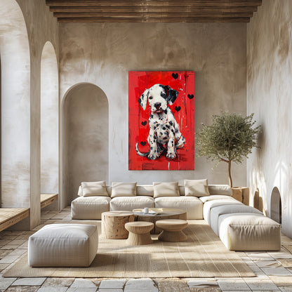 TABLEAU BÉBÉ DALMATIEN