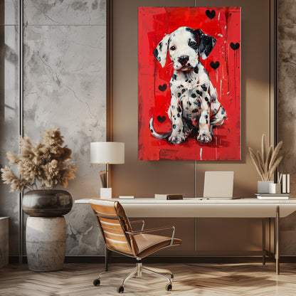 TABLEAU BÉBÉ DALMATIEN