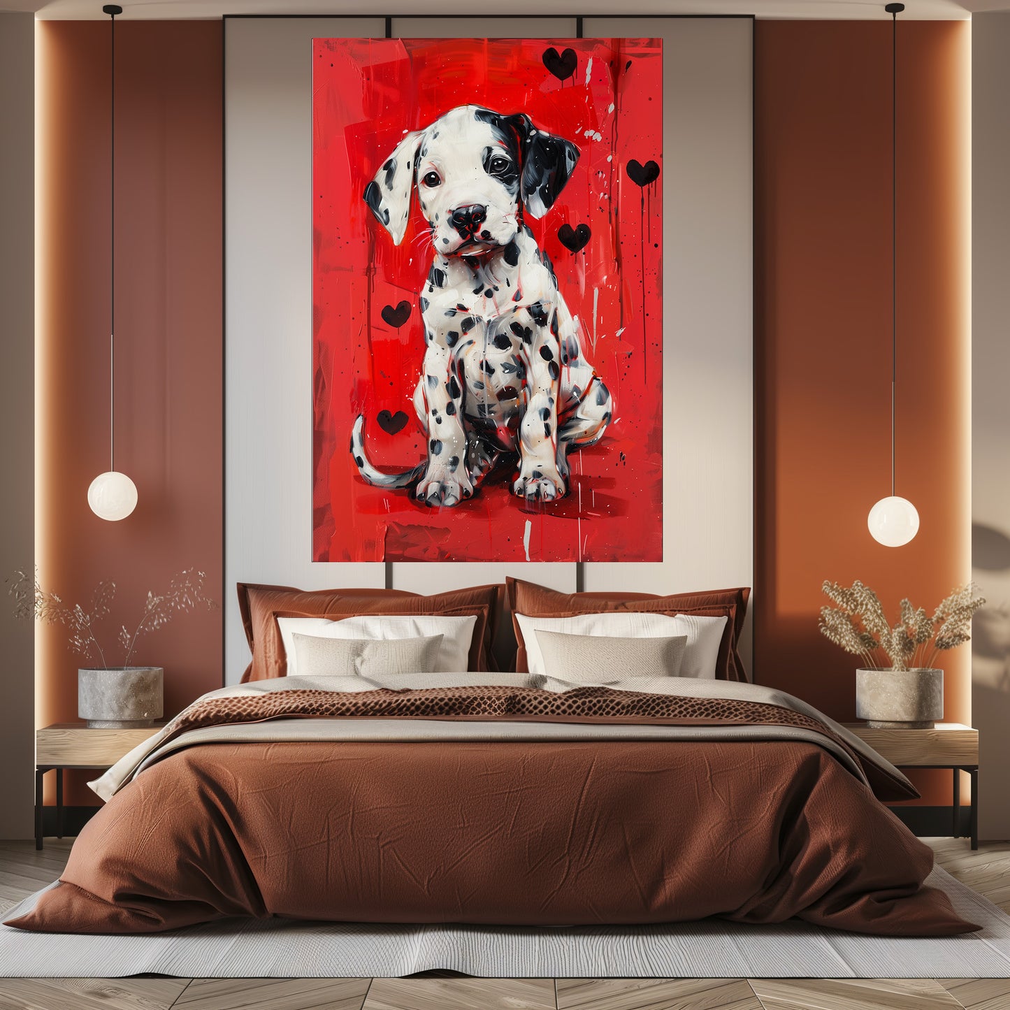 TABLEAU BÉBÉ DALMATIEN