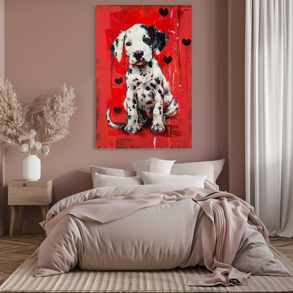 TABLEAU BÉBÉ DALMATIEN