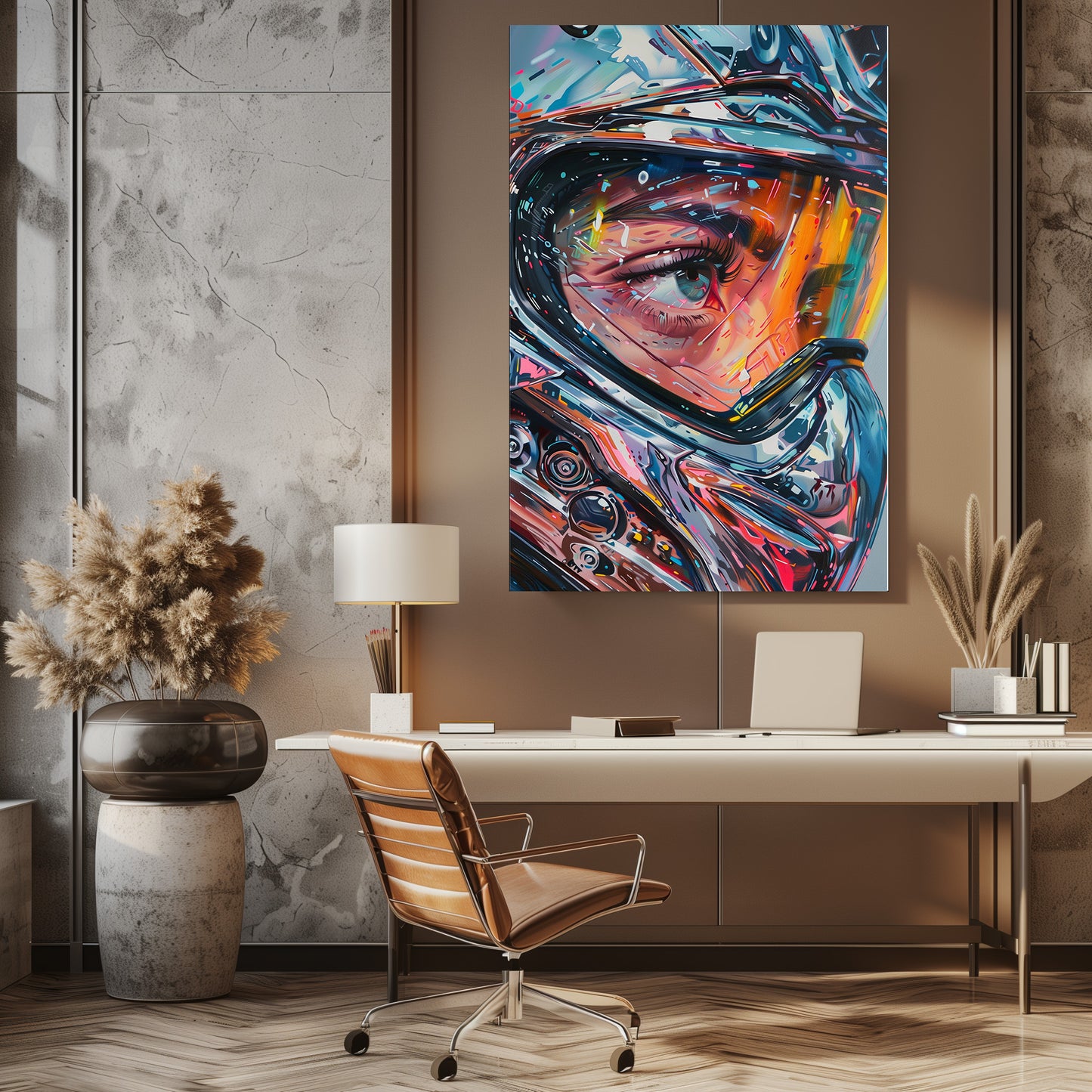 TABLEAU FEMME PILOTE