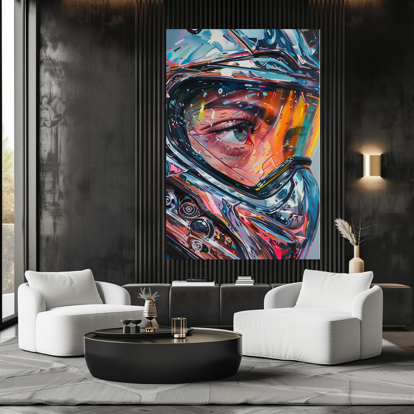 TABLEAU FEMME PILOTE