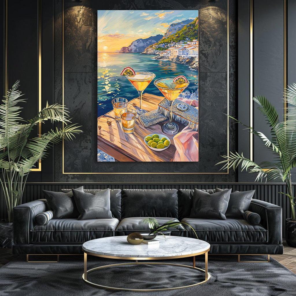 TABLEAU COCKTAILS CÔTE AMALFITAINE