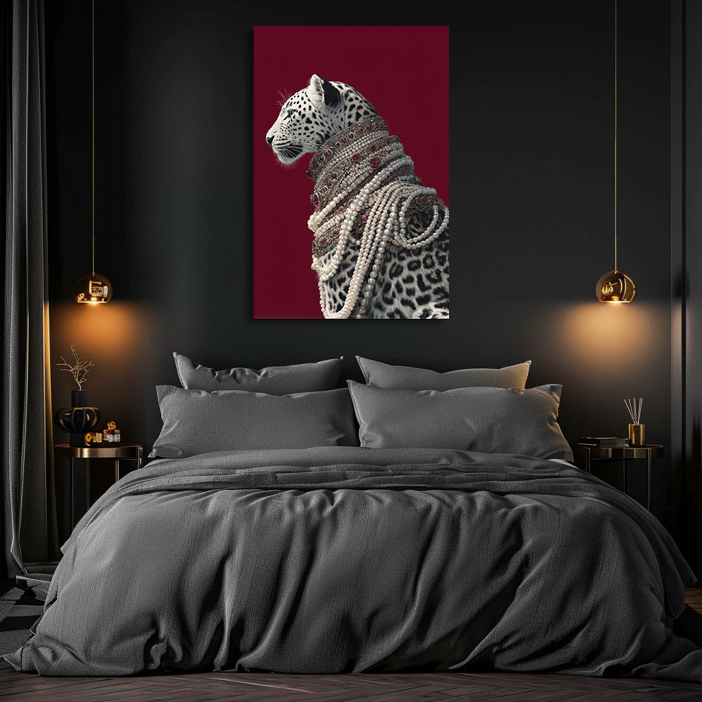 TABLEAU LÉOPARD COLLIER